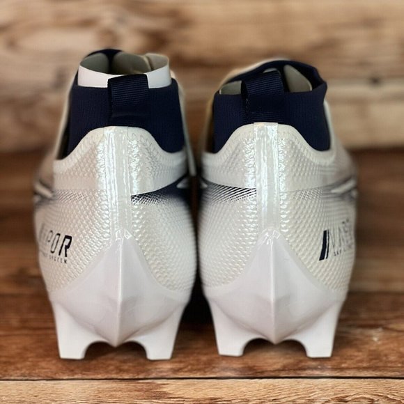 Nike Vapor Edge Pro 360 White/Navy Football Cleats Men\'s Size 15 AO8277-106 main image 4